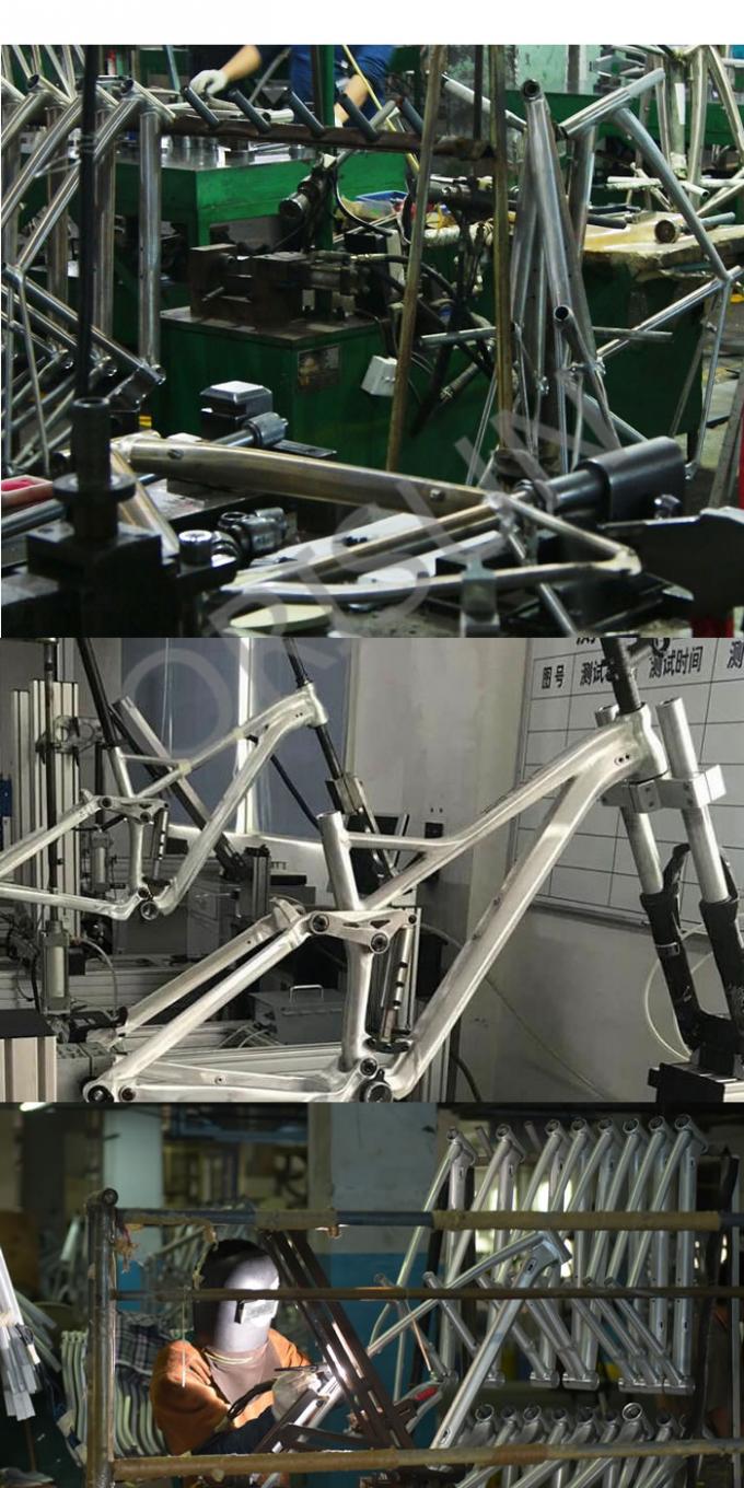 La CX mi - conduisez l'alliage d'aluminium de plein de suspension cadre de vélo voyage de roue de 140 millimètres