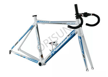 Chine Couleur bleue de cadre en aluminium léger du vélo 700C avec une fourchette de stimulant de forme fournisseur
