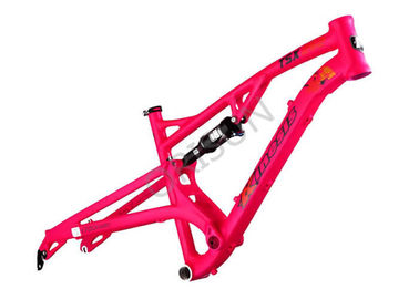 Chine Plein cadre de vélo de montagne de traînée de suspension voyage rouge/jaune de la couleur 124mm fournisseur