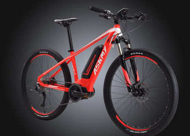Chine Vélo de montagne électrique de l'aluminium 27,5 conception de luxe noire/rouge de 11.6AH fournisseur