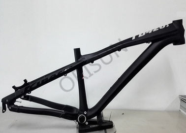 Chine Le cadre en aluminium noir de vélo de saut de la saleté 26er a adapté la conception aux besoins du client de peinture fournisseur
