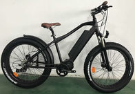 Chine le gros vélo 26er électrique en aluminium, mi - conduisez le vélo 1000w électrique noir usine