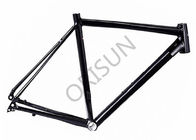 Chine Matériel en aluminium de bâti de route de cadre plat noir de vélo pour l&#039;emballage tous terrains usine