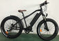 Chine le gros vélo 26er électrique en aluminium, mi - conduisez le vélo 1000w électrique noir exportateur