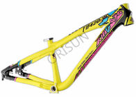 Chine Style d&#039;équitation de la traînée de couleur de jaune de cadre de vélo de saut de saleté de style libre de pente/AM usine