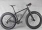 Plein peinture adaptée aux besoins du client par cadre noir de vélo de fibre de carbone gros pour le vélo de neige fournisseur